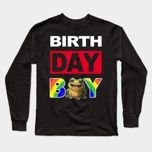 Birth Day Boy Long Sleeve T-Shirt